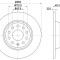 Disc frana VW SHARAN (7N1, 7N2) (2010 - 2016) KRIEGER 0950004069