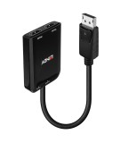 Adaptor Lindy DisplayPort la 2x HDMI &quot;LY-38433&quot; (timbru verde 0.08 lei)