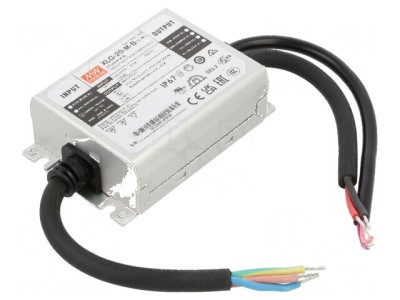 Alimentator LED pulsatoriu 20W 25,2&amp;divide;42VDC 500mA foto