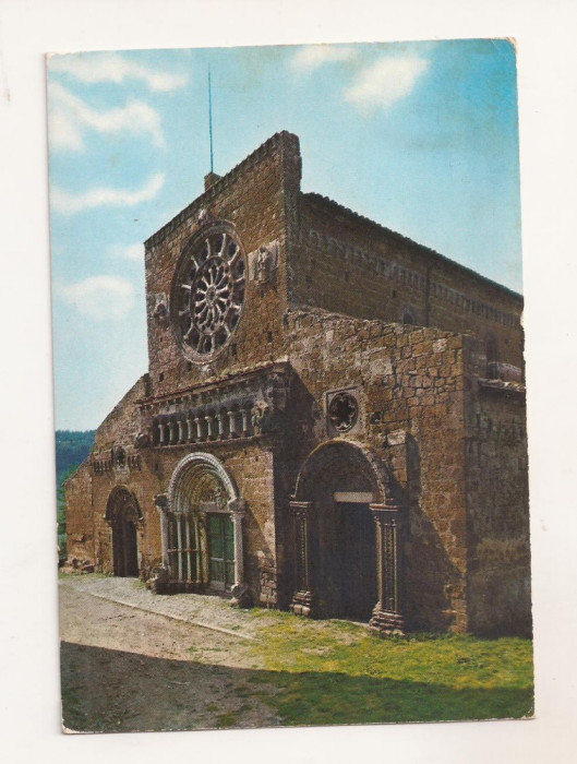 FA57-Carte Postala- ITALIA-Tuscania, Basliica S. Maria Maggiore, circulata 1972