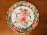 FARFURIE DECORATIVA DIN PORTELAN ROYAL DOULTON- MARCAJ FRANKLIN MINT- THE IMPERIAL HUMMINGBIRD D21cm