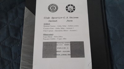 program CS Iernut - Unirea Jucu foto