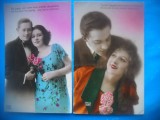 HOPCT 1667 CUPLU-ROMANTICA-FRANTA--LOT 2 CARTI POSTALE VECHI-CIRCULATE
