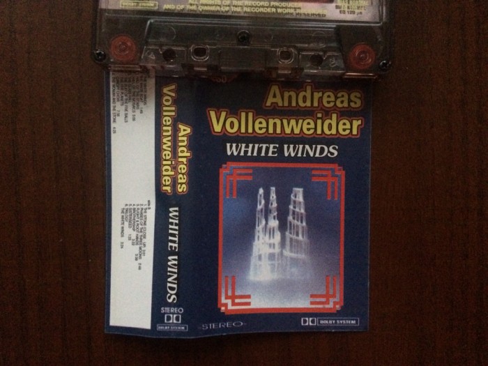 andreas vollenweider white winds 1984 + best of vol. 1/2 casete audio ambientala