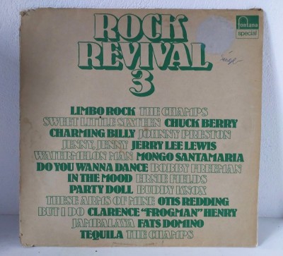 Disc vinil Rock Revival 3 - Fontana Special, Rock, Latin, Funk / Soul, Pop foto