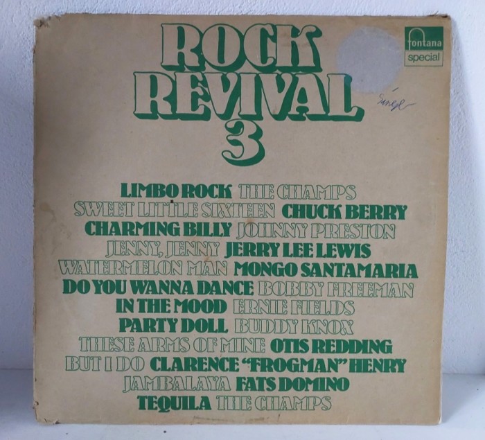 Disc vinil Rock Revival 3 - Fontana Special, Rock, Latin, Funk / Soul, Pop
