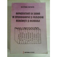 REPREZENTANTI DE SEAMA AI ISTORIOGRAFIEI SI FILOLOGIEI ROMANESTI SI MONDIALE - Victor SPINEI (dedicatie si autograf pentru prof. Gh.