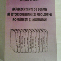 REPREZENTANTI DE SEAMA AI ISTORIOGRAFIEI SI FILOLOGIEI ROMANESTI SI MONDIALE - Victor SPINEI (dedicatie si autograf pentru prof. Gh.