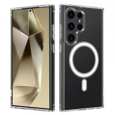 Husa MagSafe pentru Samsung Galaxy S24 Ultra S928, Techsuit, Pro, Transparenta