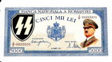 WW2 bancnota fantezie 5000 lei 1944