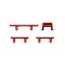 Side Key iPhone 11, SET, Rosu
