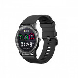 Cumpara ieftin Smartwatch iSEN Watch Q669, Negru cu bratara neagra silicon, Monitorizare functii vitale, IPS 1.28 , Bt v5.0, IP67, 180 mAh