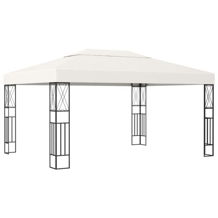 Pavilion, crem, 3 x 4 m, material textil