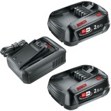 Bosch 1600A031T5 - Set 2 acumulatori si incarcator Li-Ion 18 V 2.5 Ah incarcare rapida
