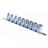 Set tubulare 1/2 cu 9 piese din otel CR-V Topmaster Pro