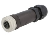Mufă M12 5 PIN mamă IP67 pe cablu