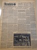 Scanteia 10 Noiembrie 1954: Articole Ploiesti, Resita, Sibiu, Baia Mare, Rosiorii de Vede. Ziar Vechi 4 Pagini