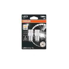 Set 2 becuri auxiliare LED PY21W 12V Osram Amber blister