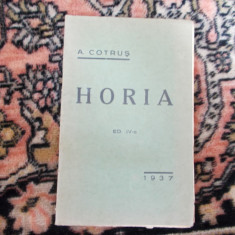 A. Cotrus - Horia - ed a patra 1937