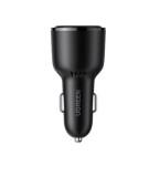 INCARCATOR auto Ugreen, &quot;CD239&quot; 2 x USB Type-C 5V/3A QC3.0 si 1 x USB 5V/3A, total output 69W, pt. bricheta auto, negru &quot;20467&quot; (timbru verde 0.8 lei)