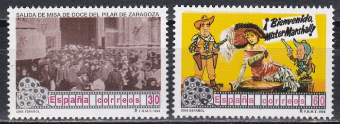 Spania 1996 - A 100-a aniversare a filmului spaniol, MNH
