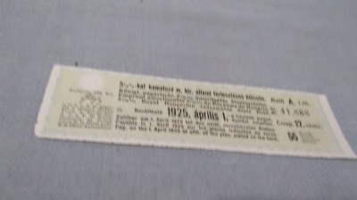 CUPOANE /BON DE TREZORERIE CU REDUCERE 1925 UNGARIA foto