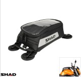 Geanta rezervor motocicleta Shad - model SL12M Small Tank Bag (4L) (fixare cu magneti) - culoare: negru