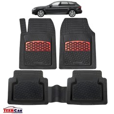Audi A4 B8 Allroad Covorase Auto TeamCar&reg; Tip Tavita Compatibile (2009&ndash;2016) Red