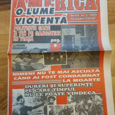 revista america o lume violenta anul 1,nr. 1 - din 1995-prima aparitie