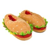 Papuci 3D &icirc;n formă de burger din moale pentru bărbați, CMCLASS