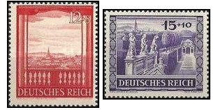 Deutsches Reich 1941 - Targul din Viena, serie neuzata foto