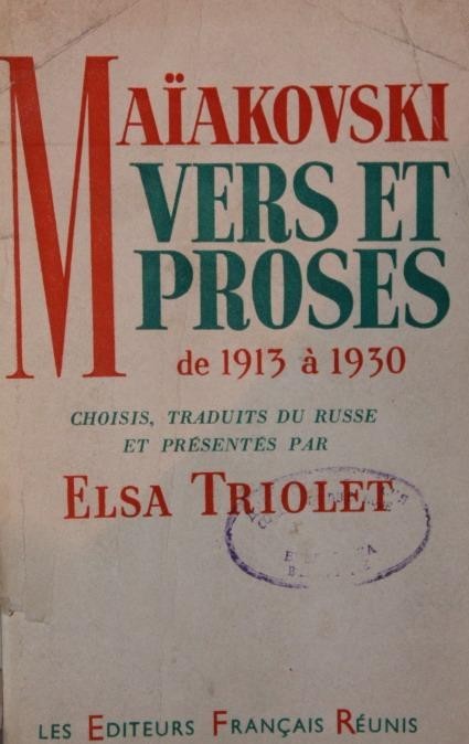 MAIAKOVSKI VERS ET PROSES DE 1913 A 1930
