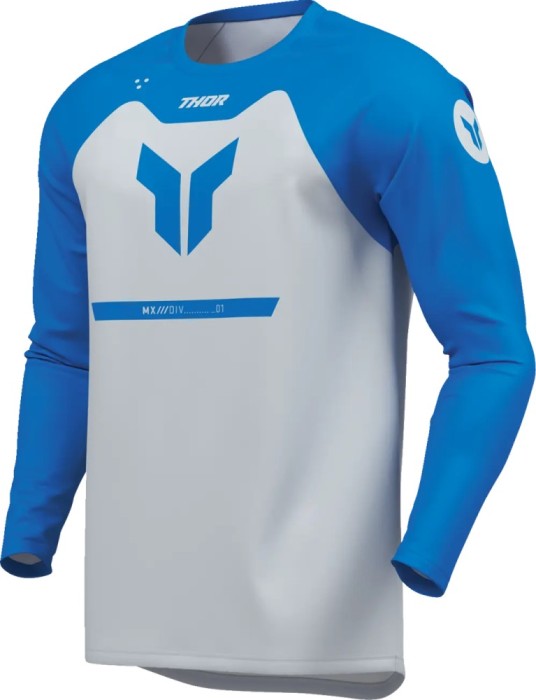 Tricou atv/cross copii Thor Ridemode Menace, culoare gri/albastru, marime YS Cod Produs: MX_NEW 29122610PE