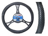 Husa volan Black Tir , material cauciucat, diametru 49-51 cm, Automax