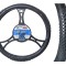 Husa volan Black Tir , material cauciucat, diametru 49-51 cm AutoDrive ProParts