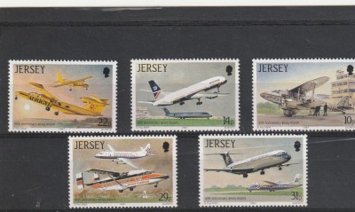 Aviatie transport ,avioane de linie, istorie,Jersey. foto