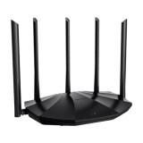 Cumpara ieftin Router Wi-Fi 6, DualBand 2.4Ghz/5GHz, 300+1201Mbps, 5x6dBi, 4 porturi Gigabit - TENDA TND-RX2-PRO