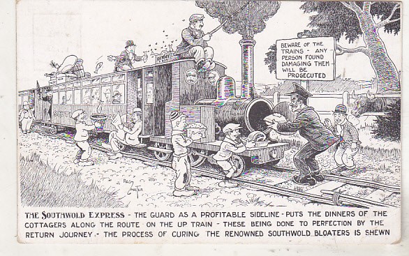 bnk cp Umor - The Southwold Express - circulata 1927