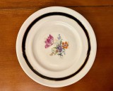 FARFURIE DECORATIVA DIN PORTELAN- MARCAJ R (REICHENBACH)- MADE IN GDR- ECHT KOBALT D23CM