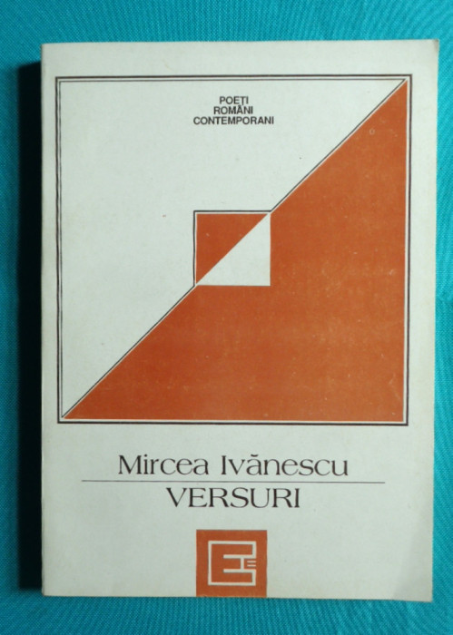 Mircea Ivanescu &ndash; Versuri ( antologie 1996 )