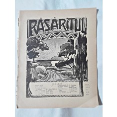 Revista Rasaritul, anul XIV, nr.4-5/1932 (din cuprins, versuri de V.Militaru)