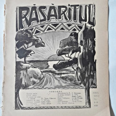 Revista Rasaritul, anul XIV, nr.4-5/1932 (din cuprins, versuri de V.Militaru)