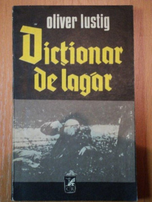 DICTIONAR DE LAGAR de OLIVER LUSTIG , 1982 foto