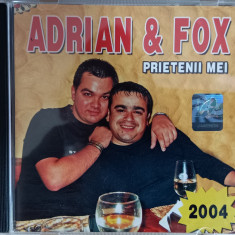 Adrian Minune & Fox - prieteni mei , cd cu muzică de petrecere și manele