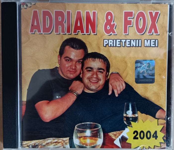 Adrian Minune &amp; Fox - prieteni mei , cd cu muzică de petrecere și manele