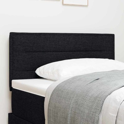 Capitan LED Design Linii Negru 100 cm Țesătură foto