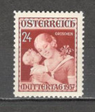 Austria.1937 Ziua Mamei MA.537, Nestampilat