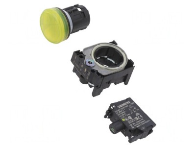 Lumină de control LED &amp;Oslash;22mm IP67 24VAC 25&amp;divide;70&amp;deg;C foto