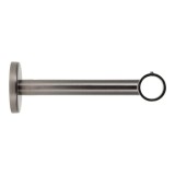 Cumpara ieftin Consolă Galerie Simplă Inchisa Fi20/13 Cm &ndash; Argintiu Mat Compoziție Fier Forjat