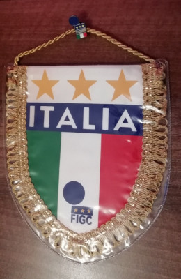 M3 C7B - Tematica sport - fanion si Insigna - Federatia italiana de fotbal foto